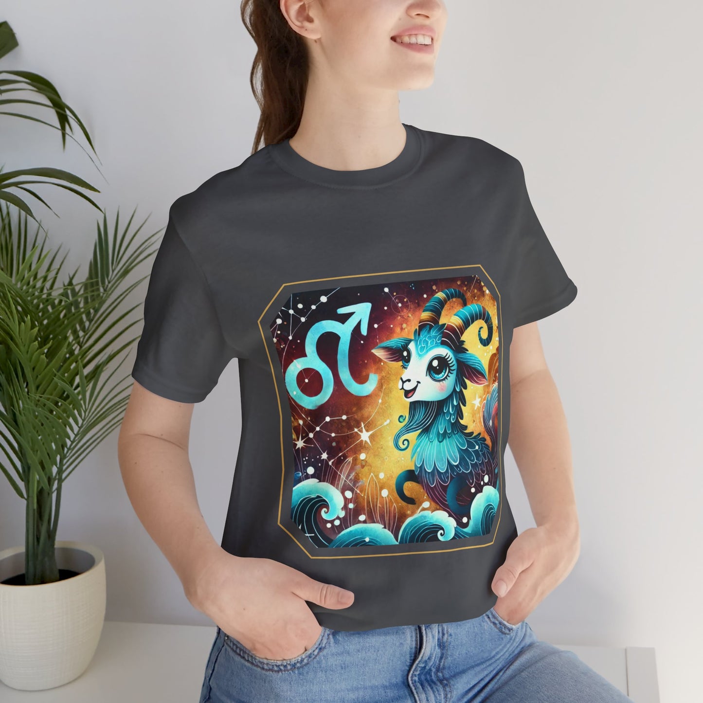 Capricorn Framed Zodiac Name T-Shirt
