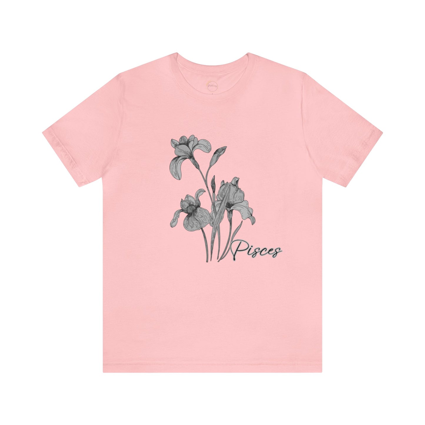 Pisces Iris Zodiac Unisex Jersey Short Sleeve Tee