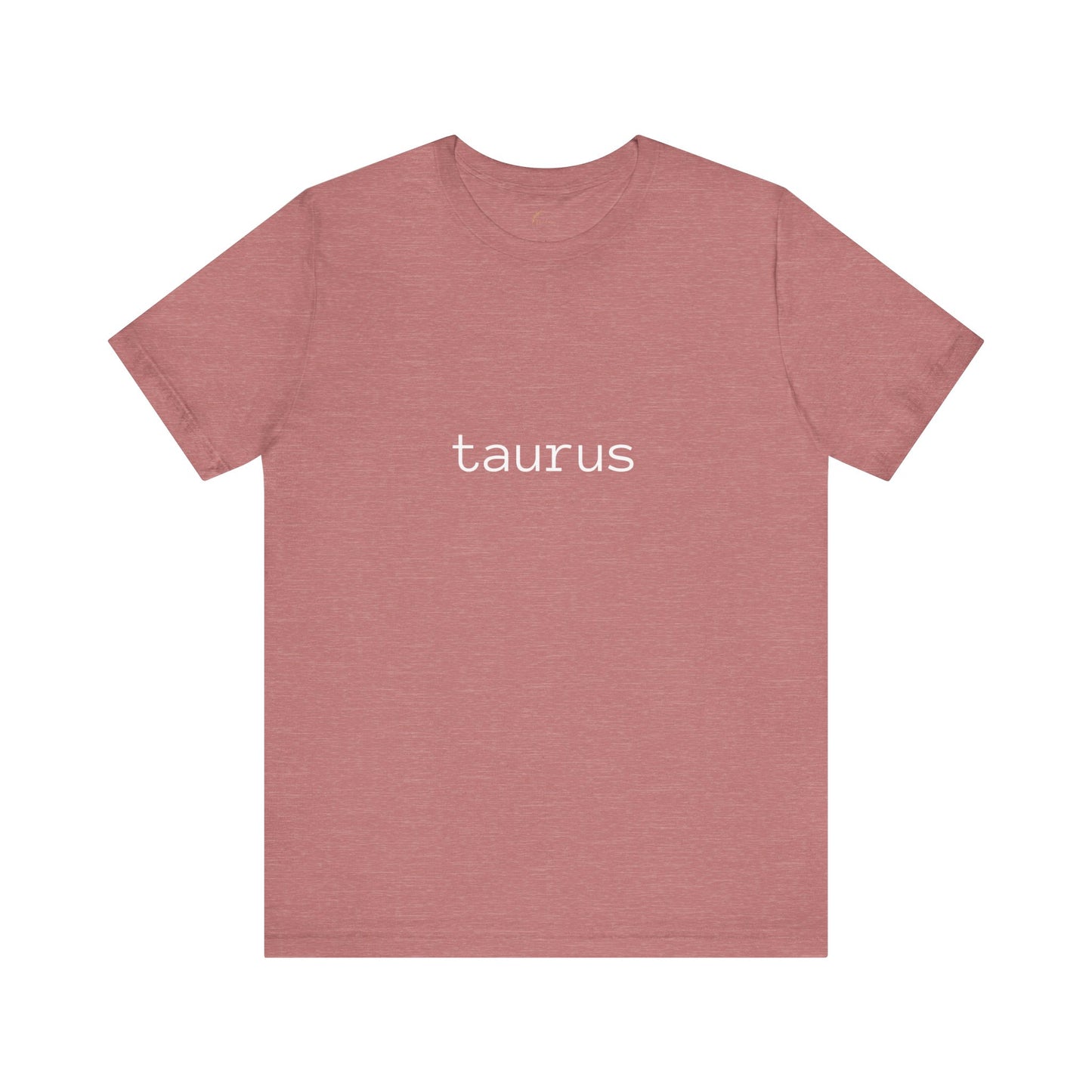 Taurus Typewriter Zodiac Name T-Shirt