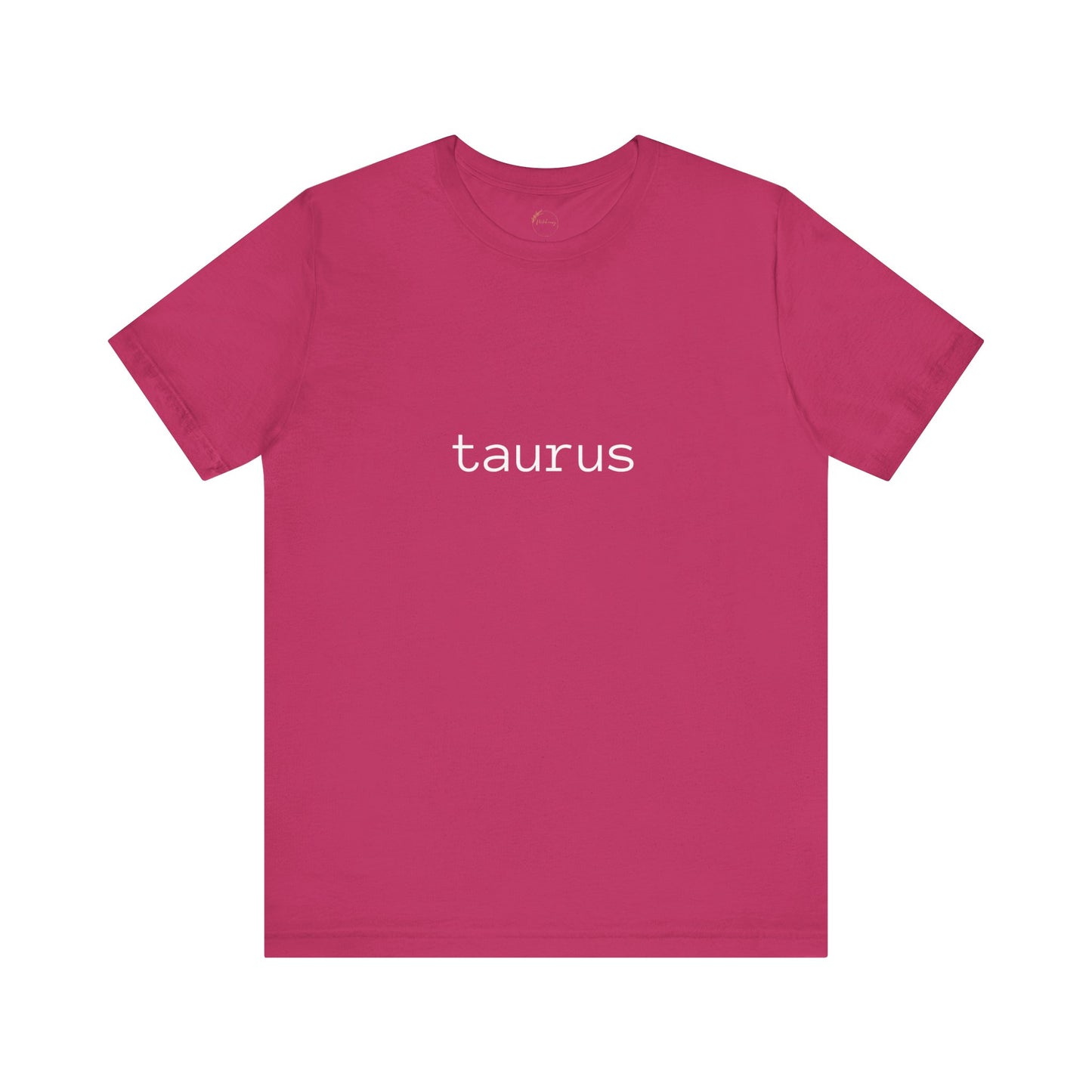 Taurus Typewriter Zodiac Name T-Shirt