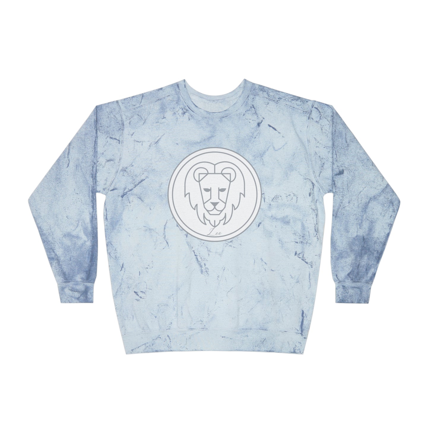 Leo Lion Unisex Color Blast Crewneck Sweatshirt