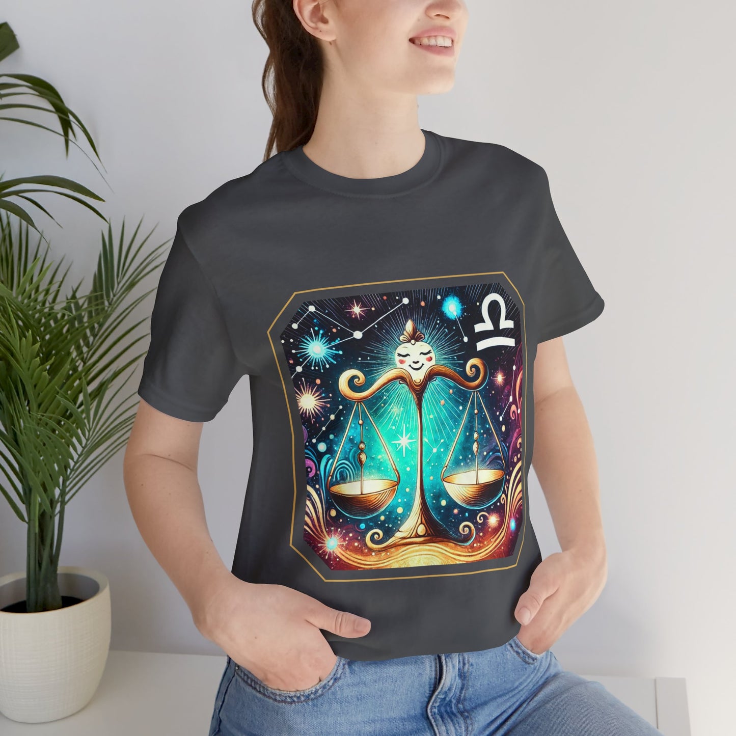 Libra Framed Zodiac Name T-Shirt