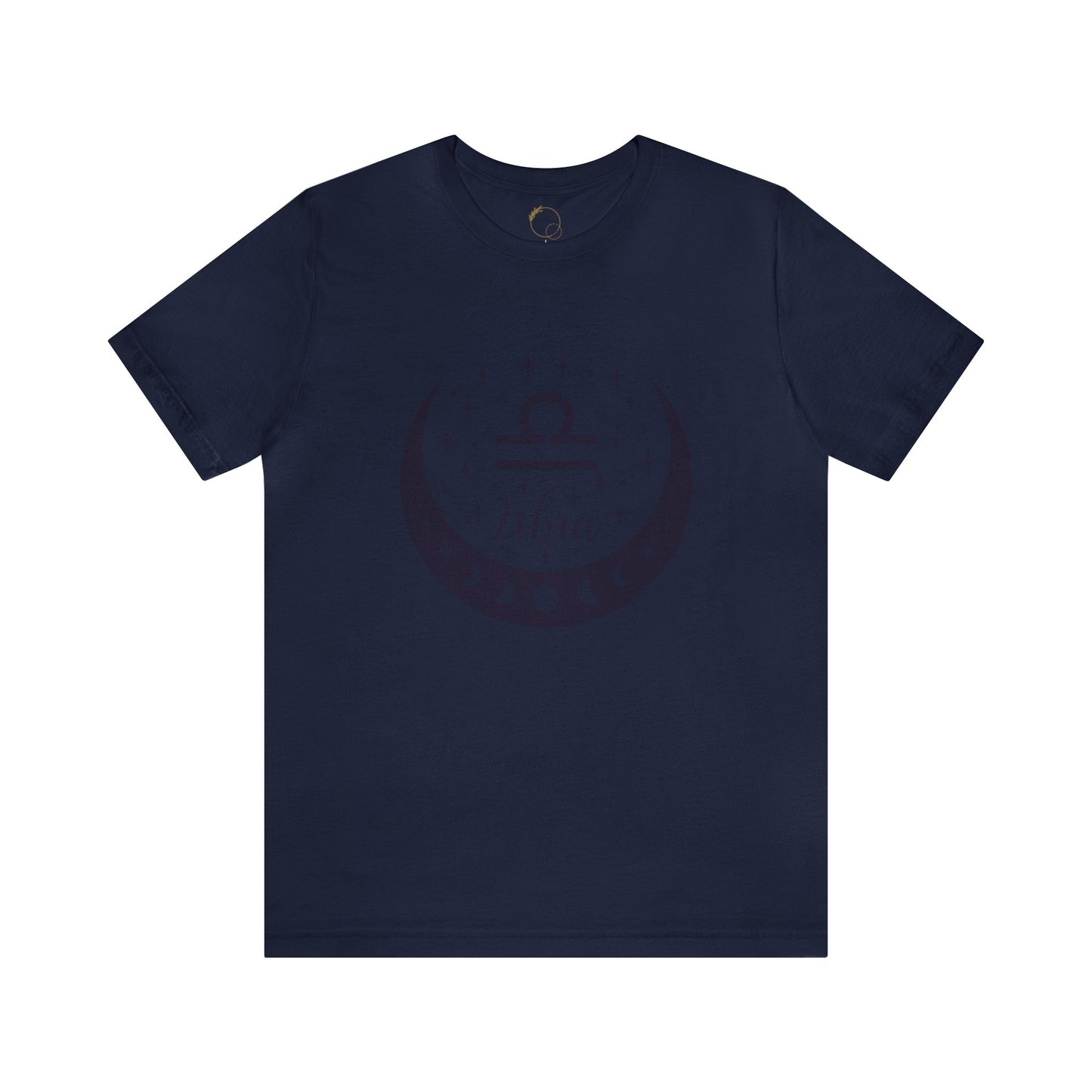 Libra Moon Phase Zodiac Unisex Jersey Short Sleeve Tee