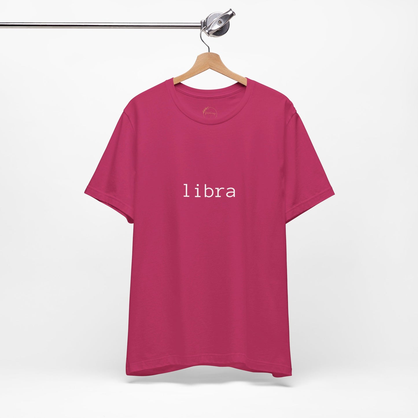 Libra Typewriter Zodiac Name T-Shirt