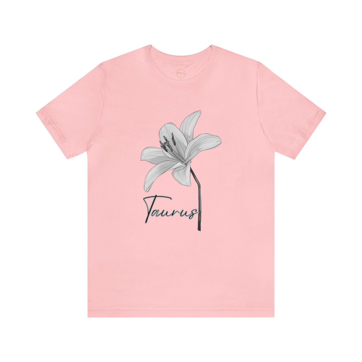 Taurus Lily Zodiac Unisex Jersey Short Sleeve Tee