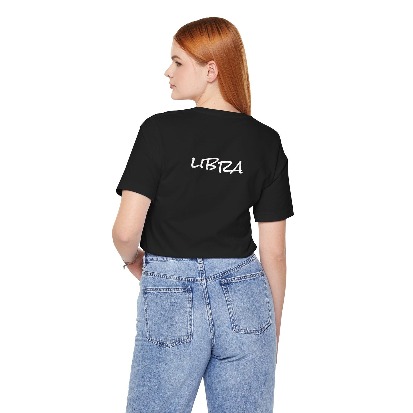 Spooky Libra Zodiac Shirt Haunted House Monster and Scales Dark Astrology Tee for Astrology Lovers Anytime or Halloween Style Distress