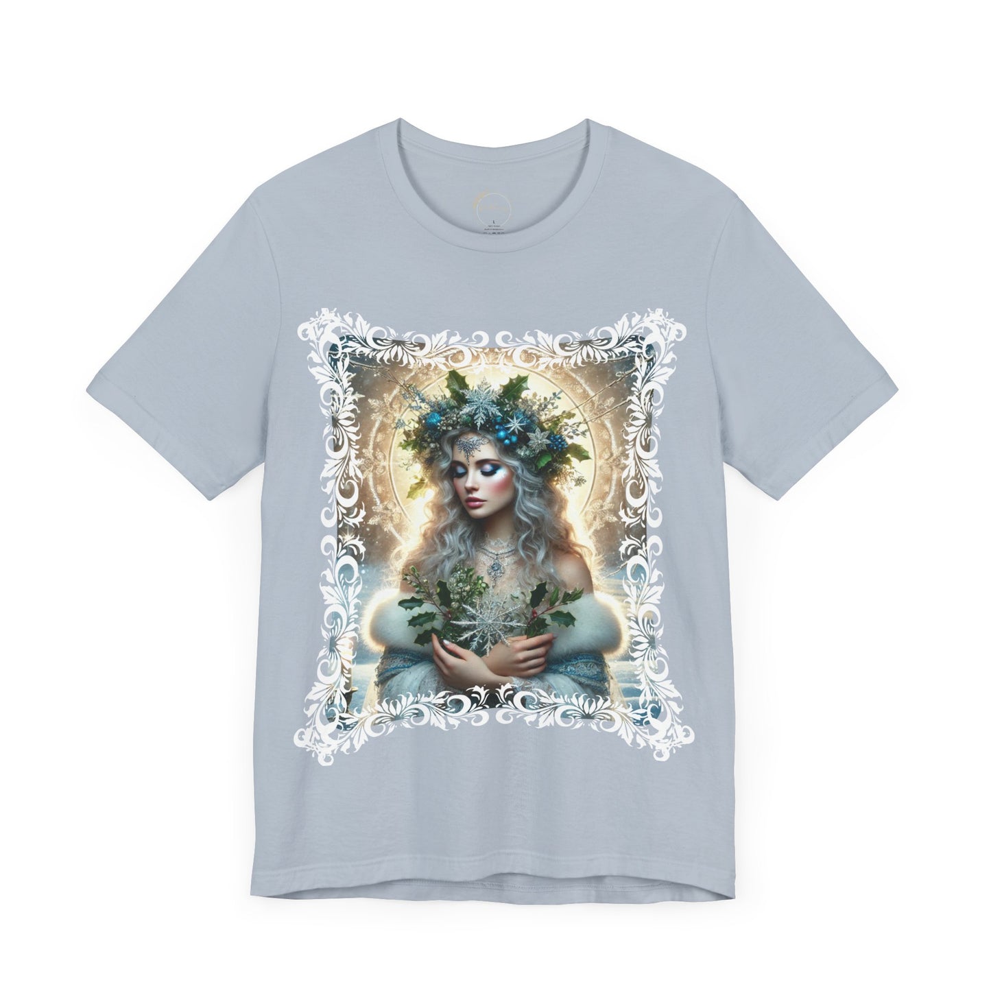 Winter Solstice Goddess Shirt - Mystical Pagan Holiday Design Tee