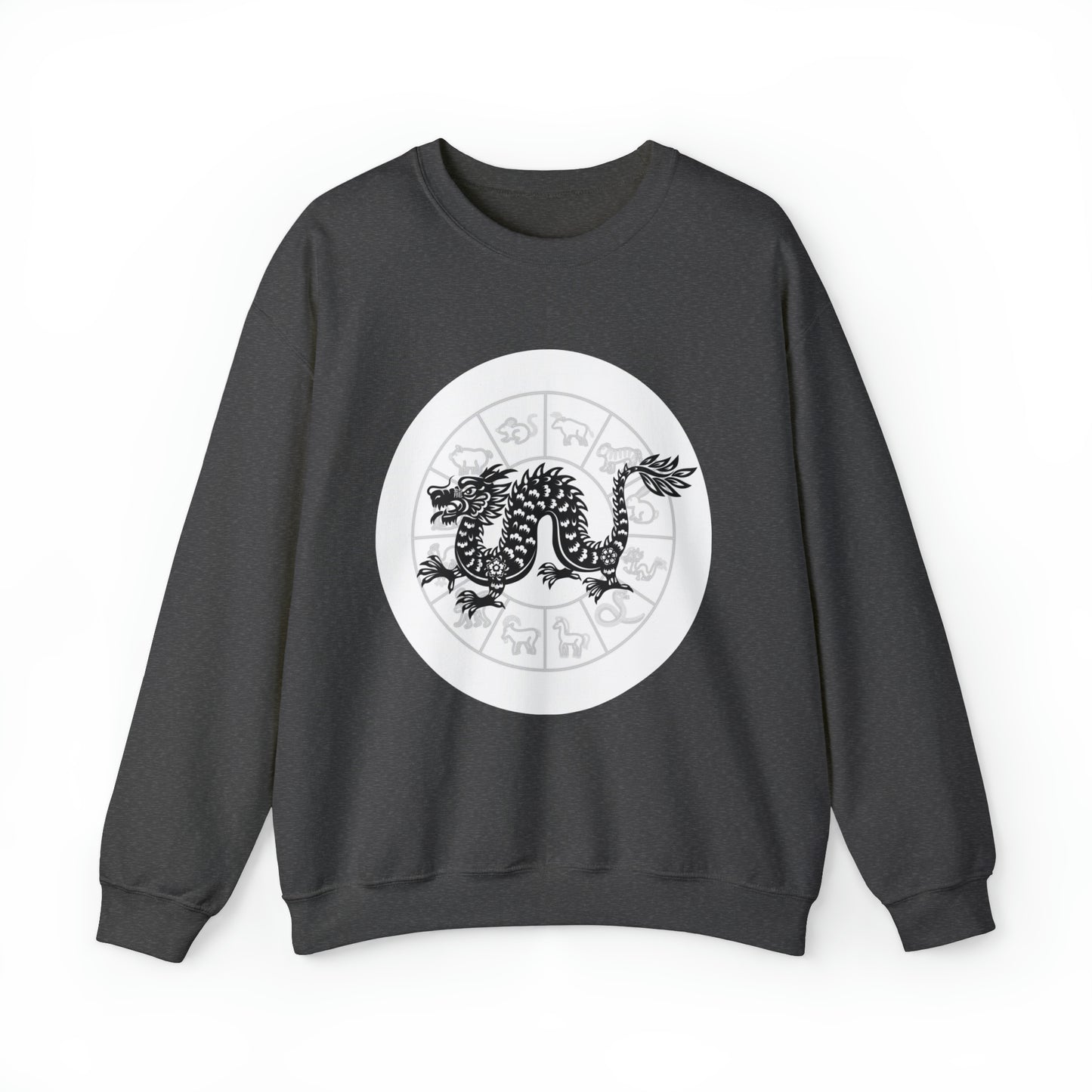 Shengxiao Dragon Unisex Heavy Blend Crewneck Sweatshirt