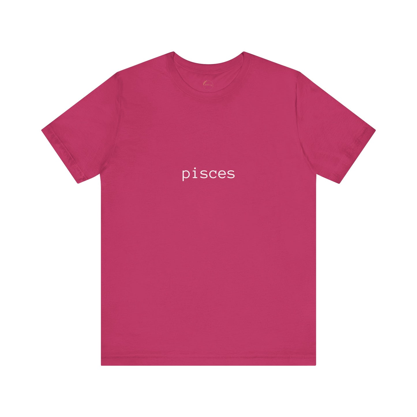 Pisces Typewriter Zodiac Name T-Shirt