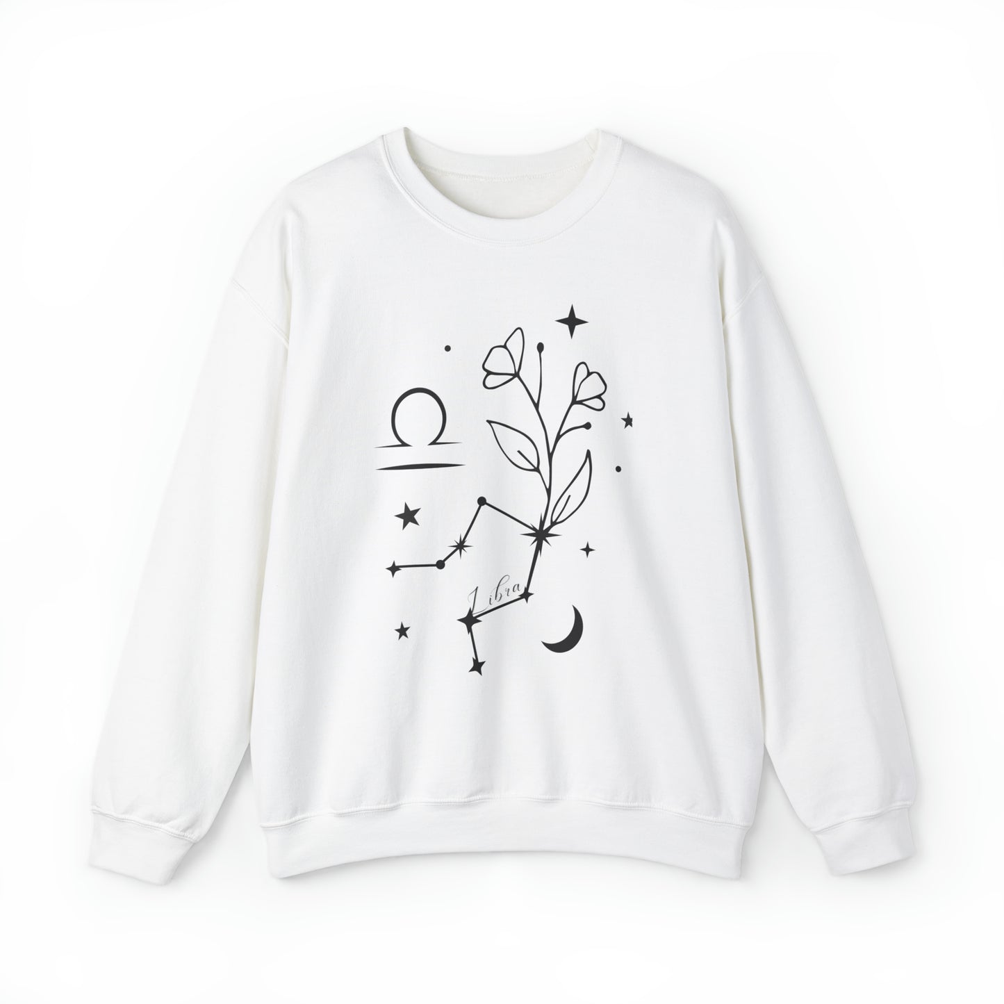 Libra Zodiac Mix Unisex Heavy Blend™ Crewneck Sweatshirt