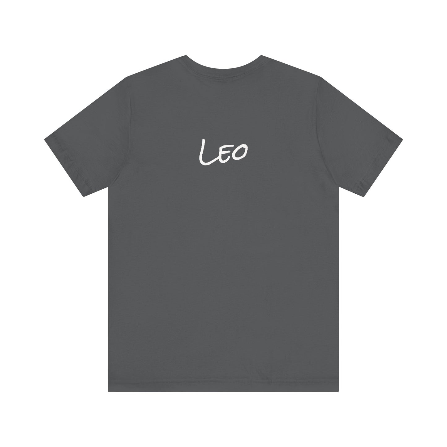 Spooky Leo Zodiac Shirt Lion Fire Full Moon and Bats Dark Astrology Tee for Astrology Lovers Anytime or Halloween Style Distress