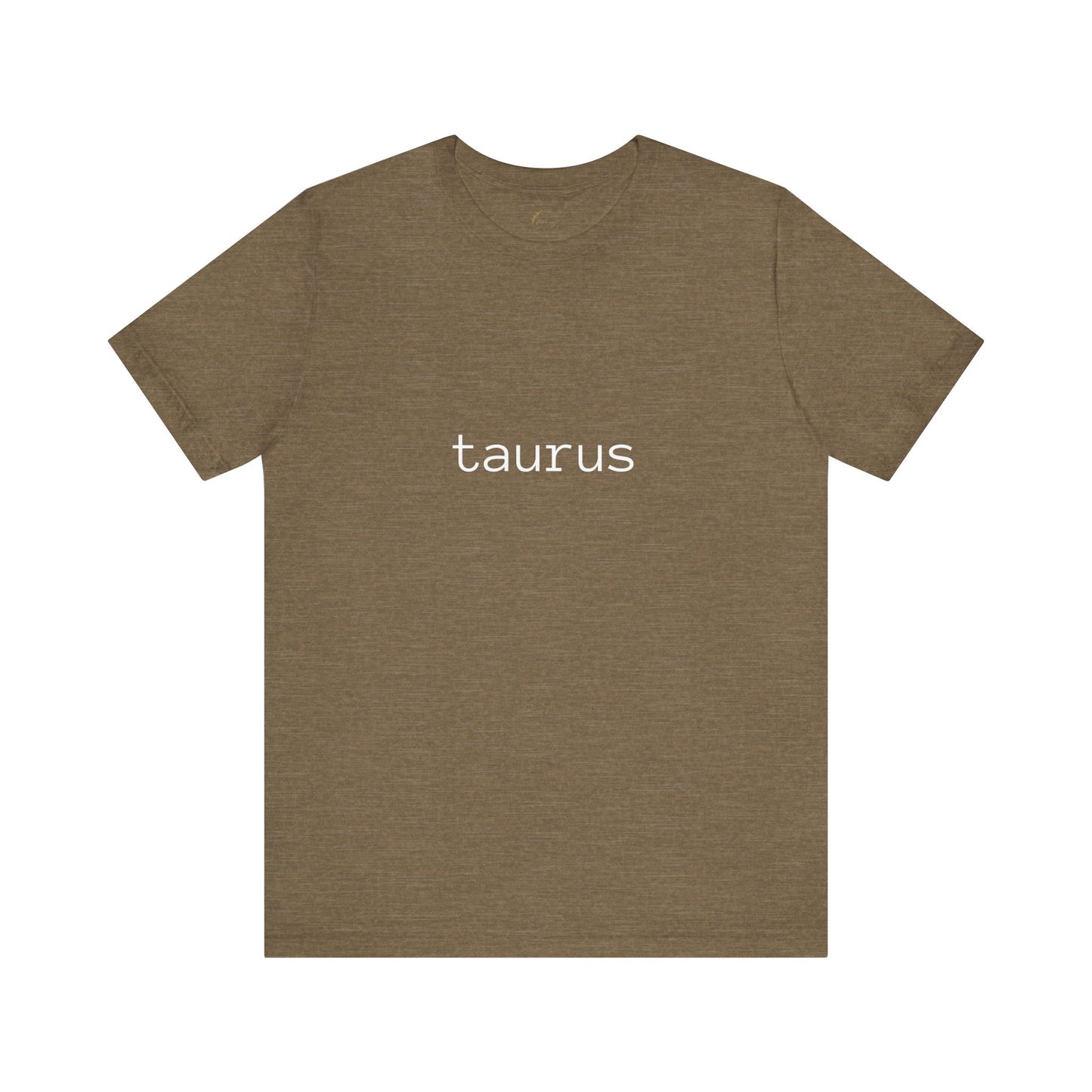 Taurus Typewriter Zodiac Name T-Shirt