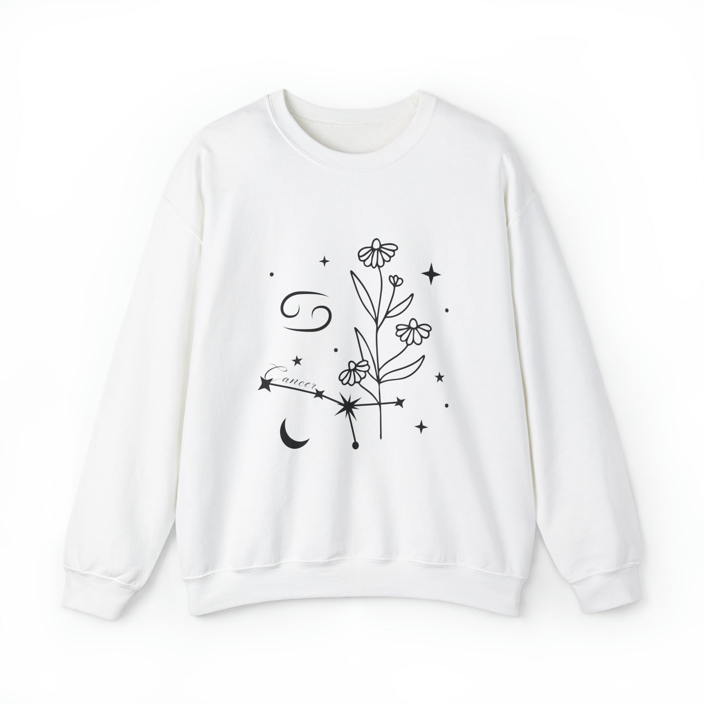 Cancer Zodiac Mix Unisex Heavy Blend™ Crewneck Sweatshirt