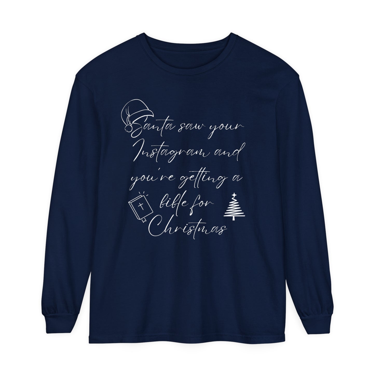 Christmas Bible Unisex Long Sleeve T-Shirt