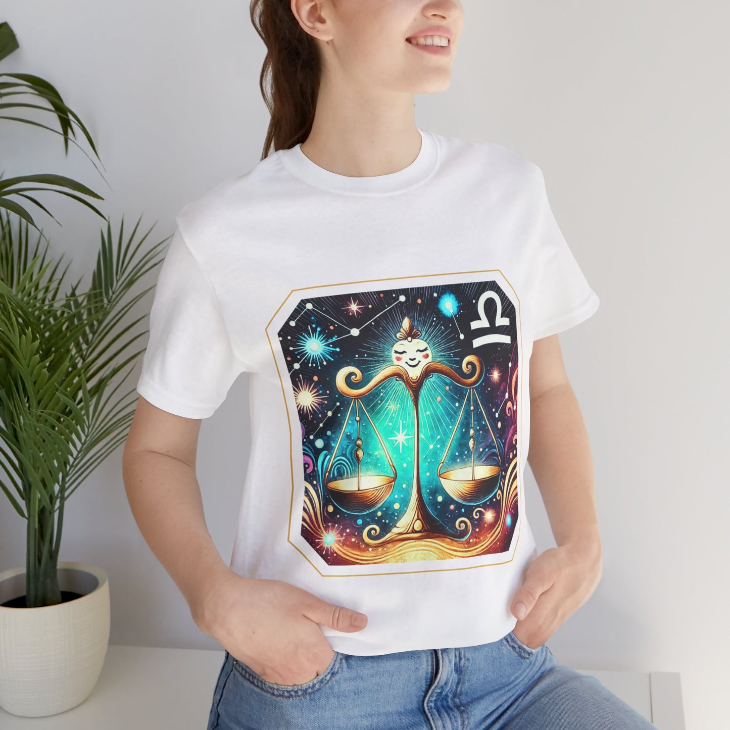 Libra Framed Zodiac Name T-Shirt