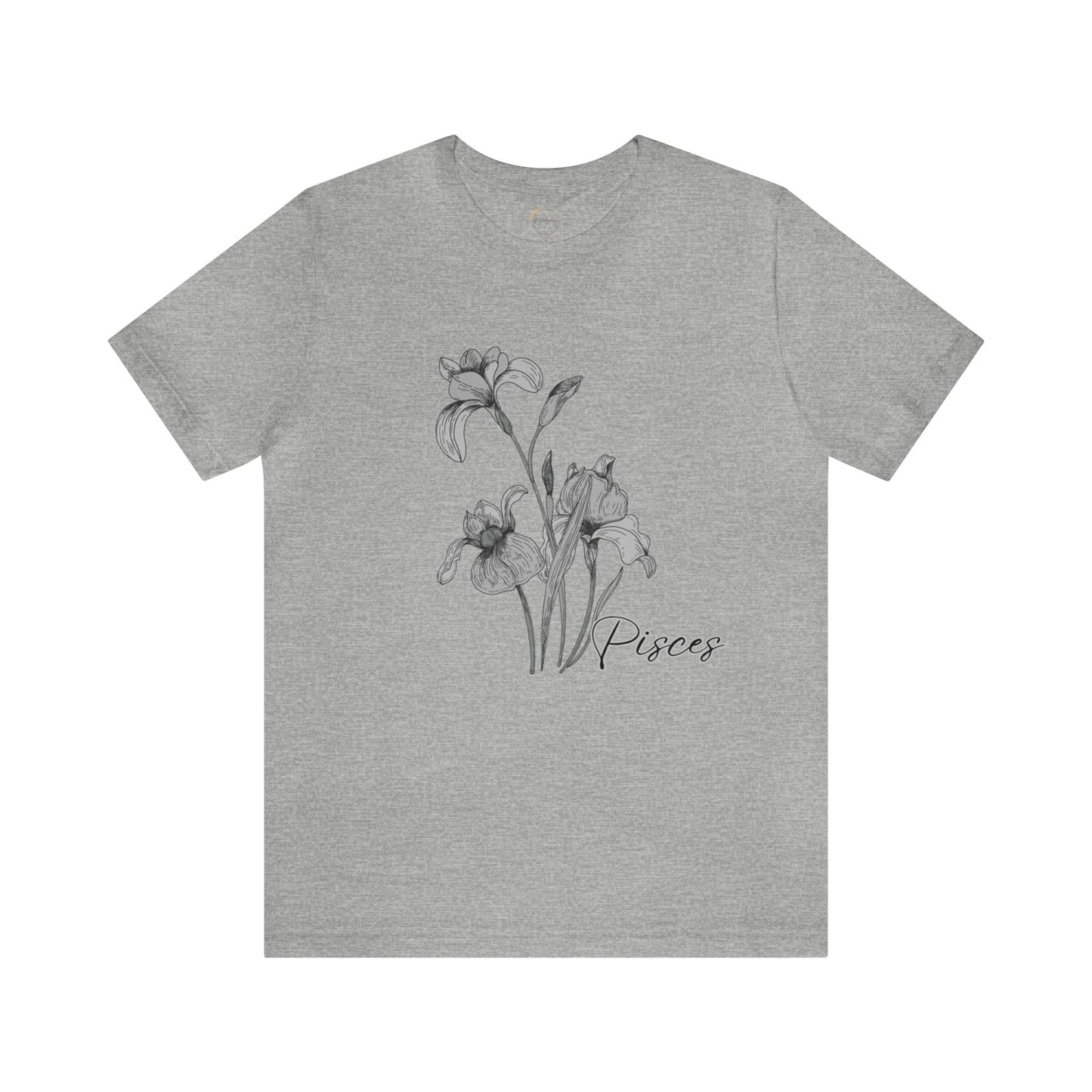 Pisces Iris Zodiac Unisex Jersey Short Sleeve Tee