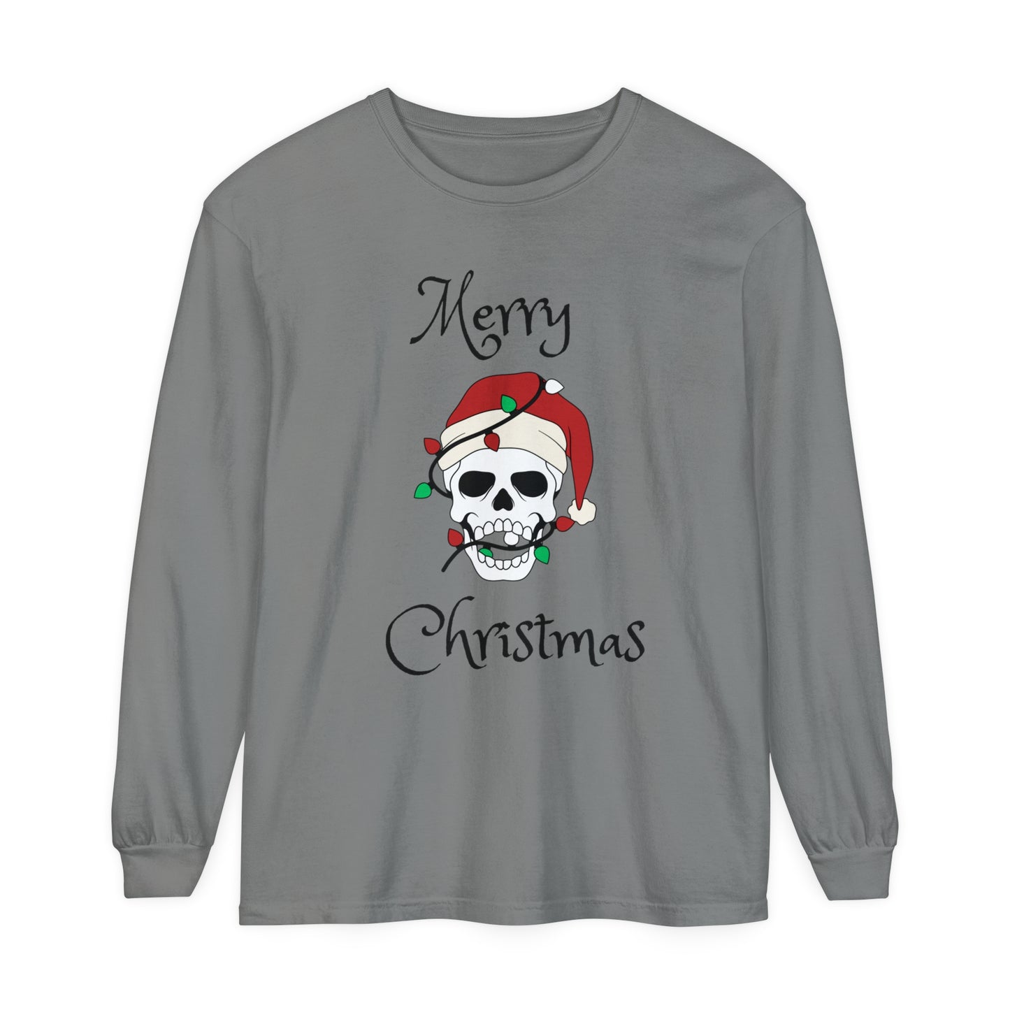 Merry Christmas Skeleton Unisex Long Sleeve T-Shirt