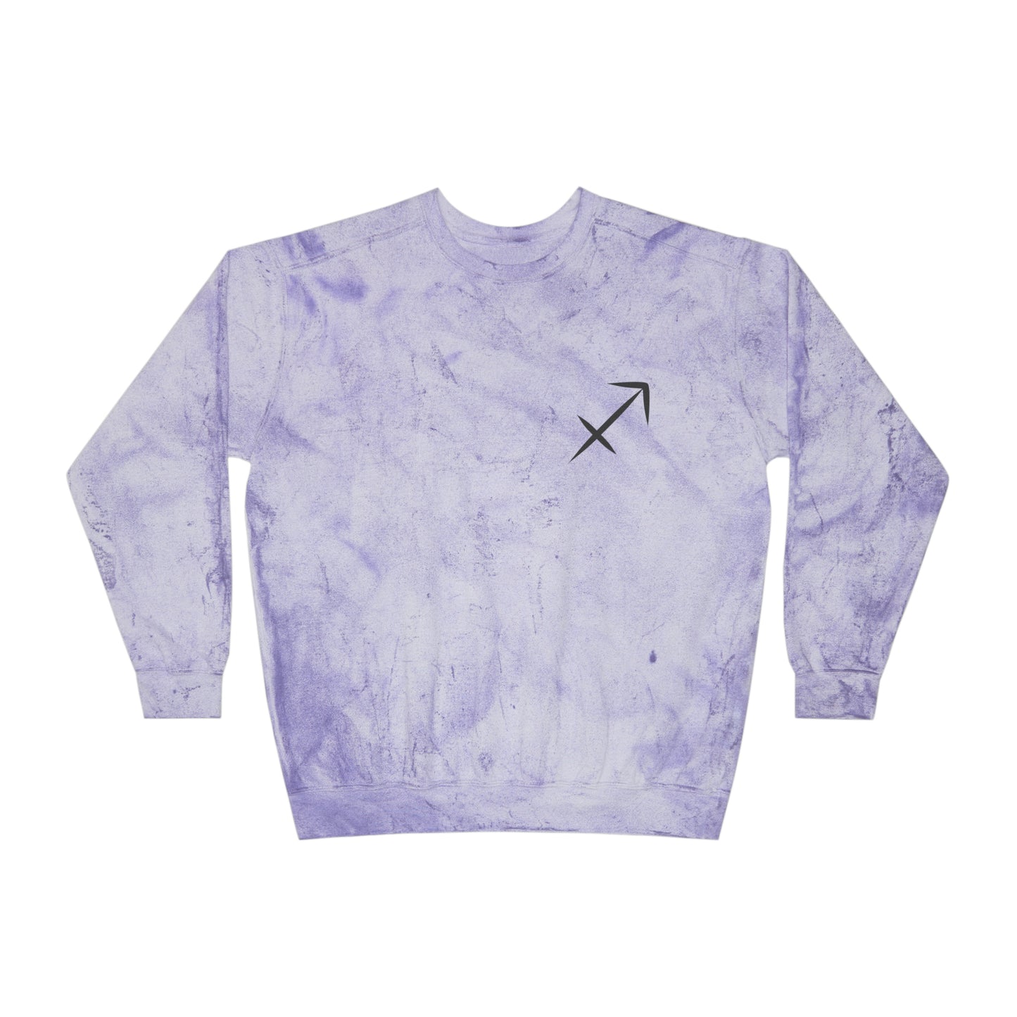 Sagittarius Zodiac Unisex Color Blast Crewneck Sweatshirt