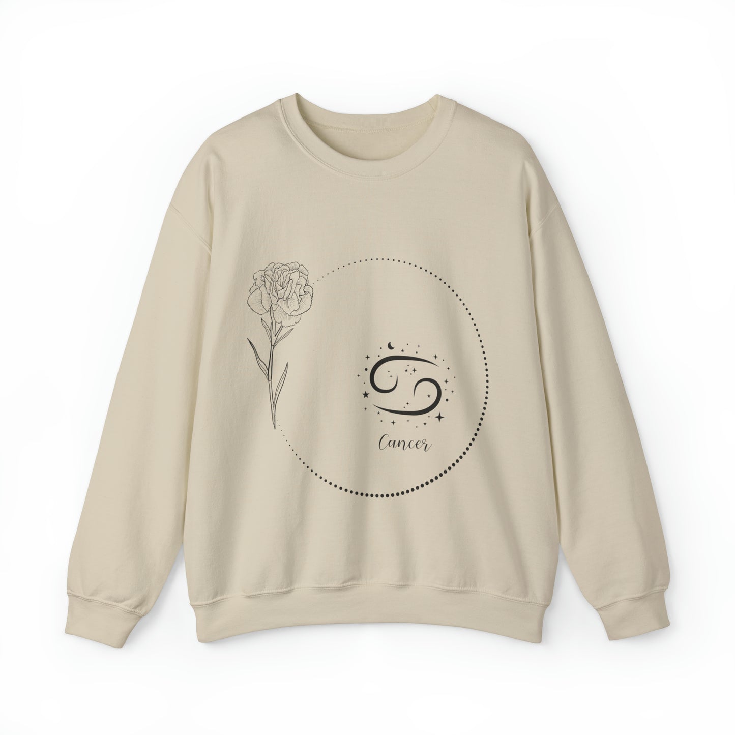 Cancer Zodiac Wreath Sweatshirt