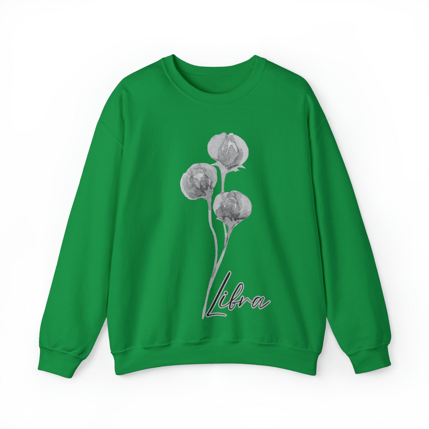 Libra Peonies Unisex Heavy Blend™ Crewneck Sweatshirt