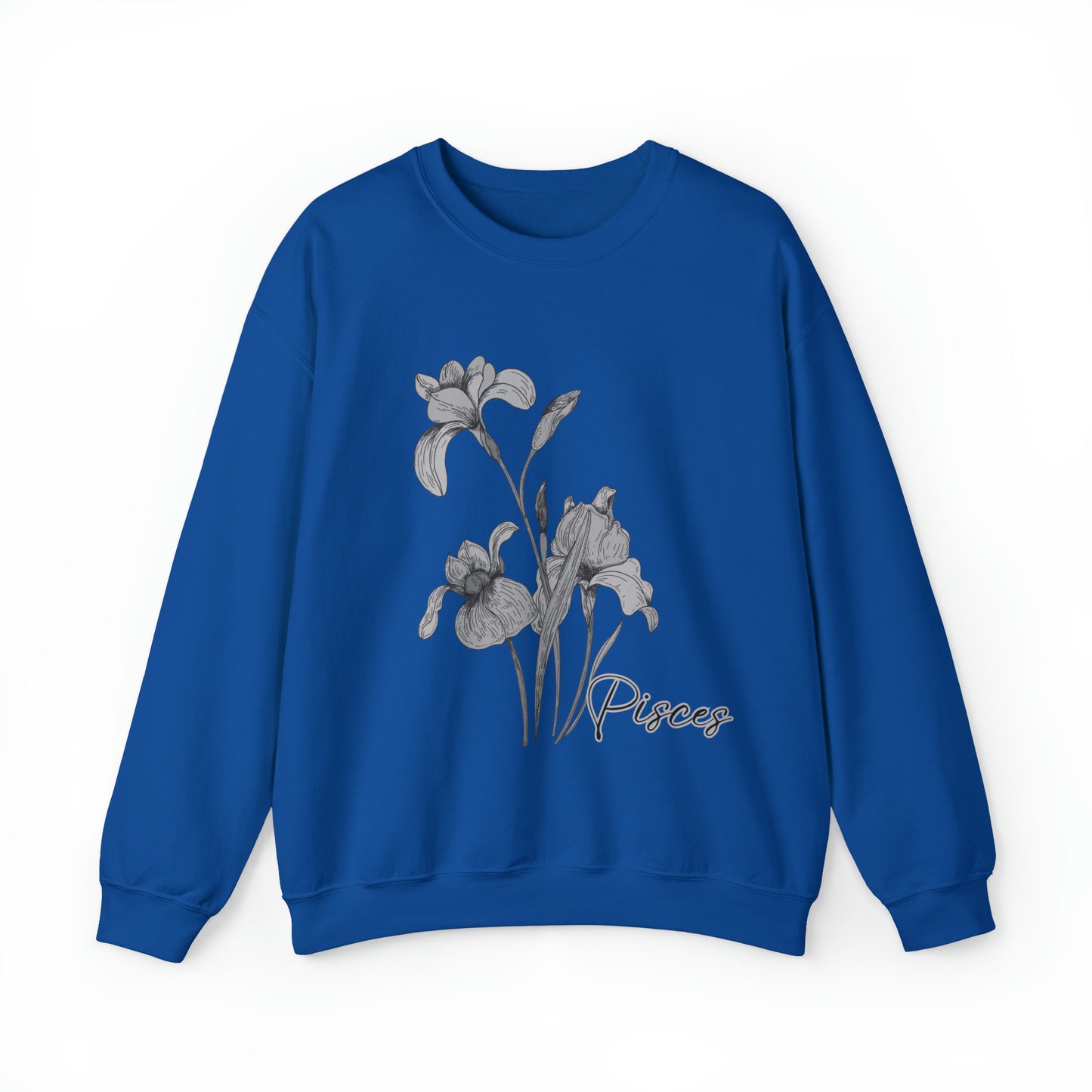 Pisces Iris Unisex Heavy Blend Crewneck Sweatshirt