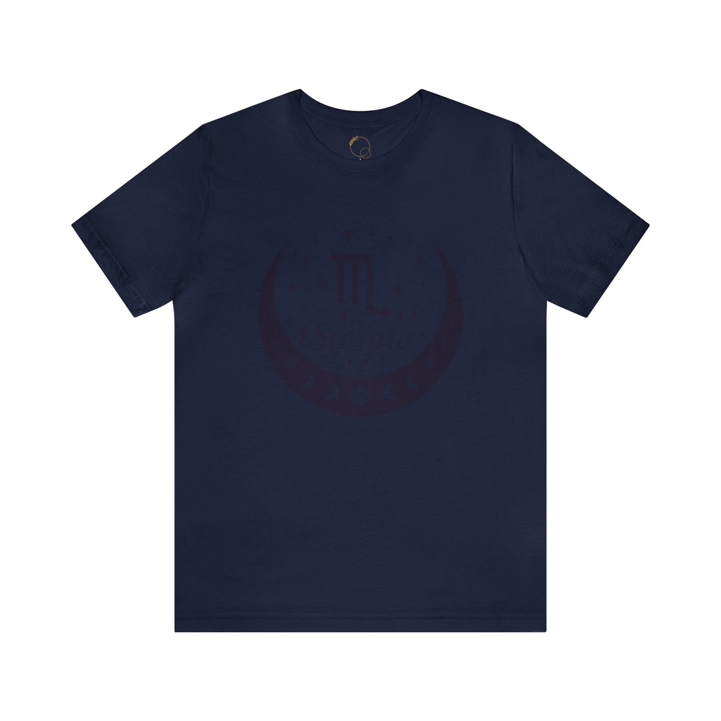 Scorpio Moon Phase Zodiac Unisex Jersey Short Sleeve Tee