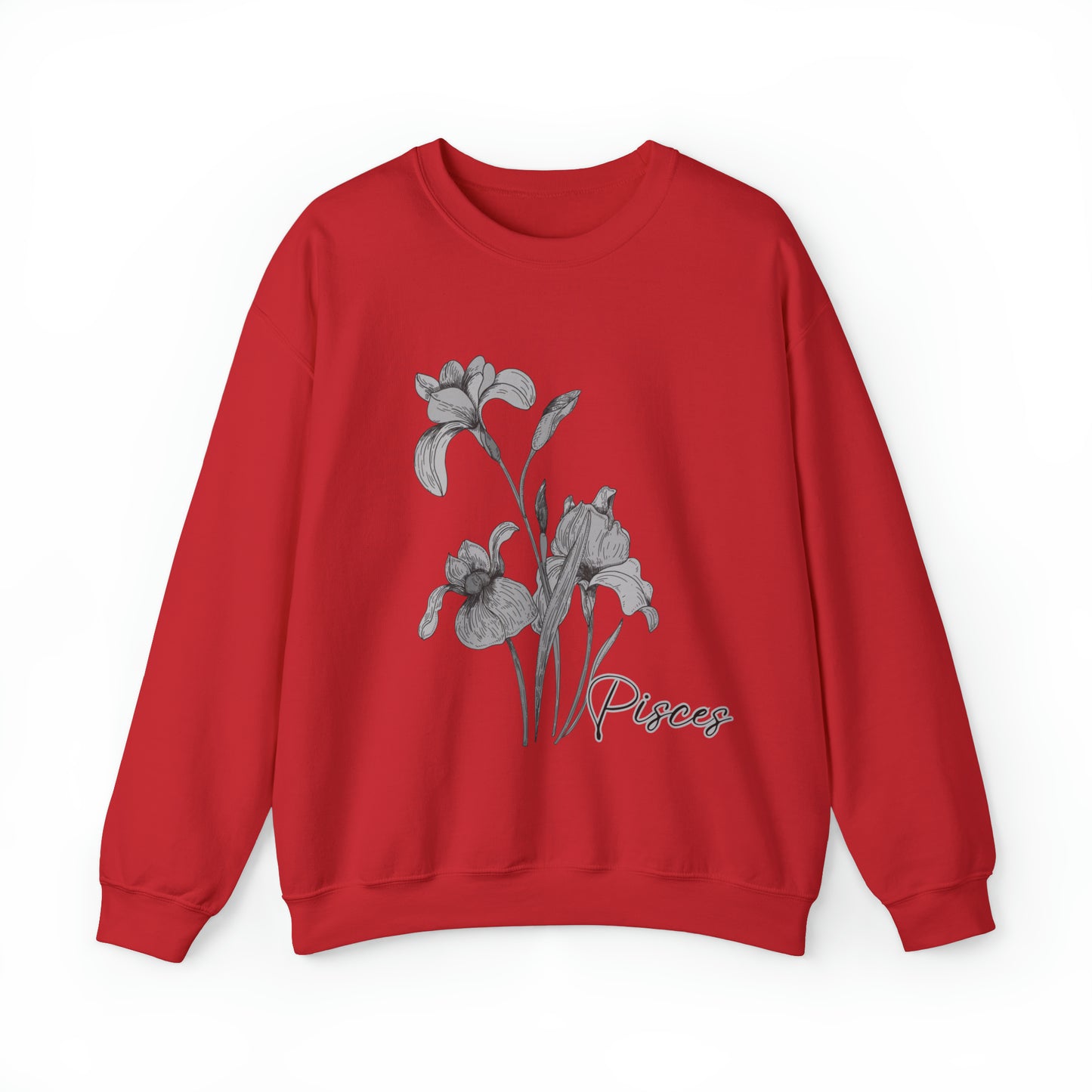 Pisces Iris Unisex Heavy Blend Crewneck Sweatshirt