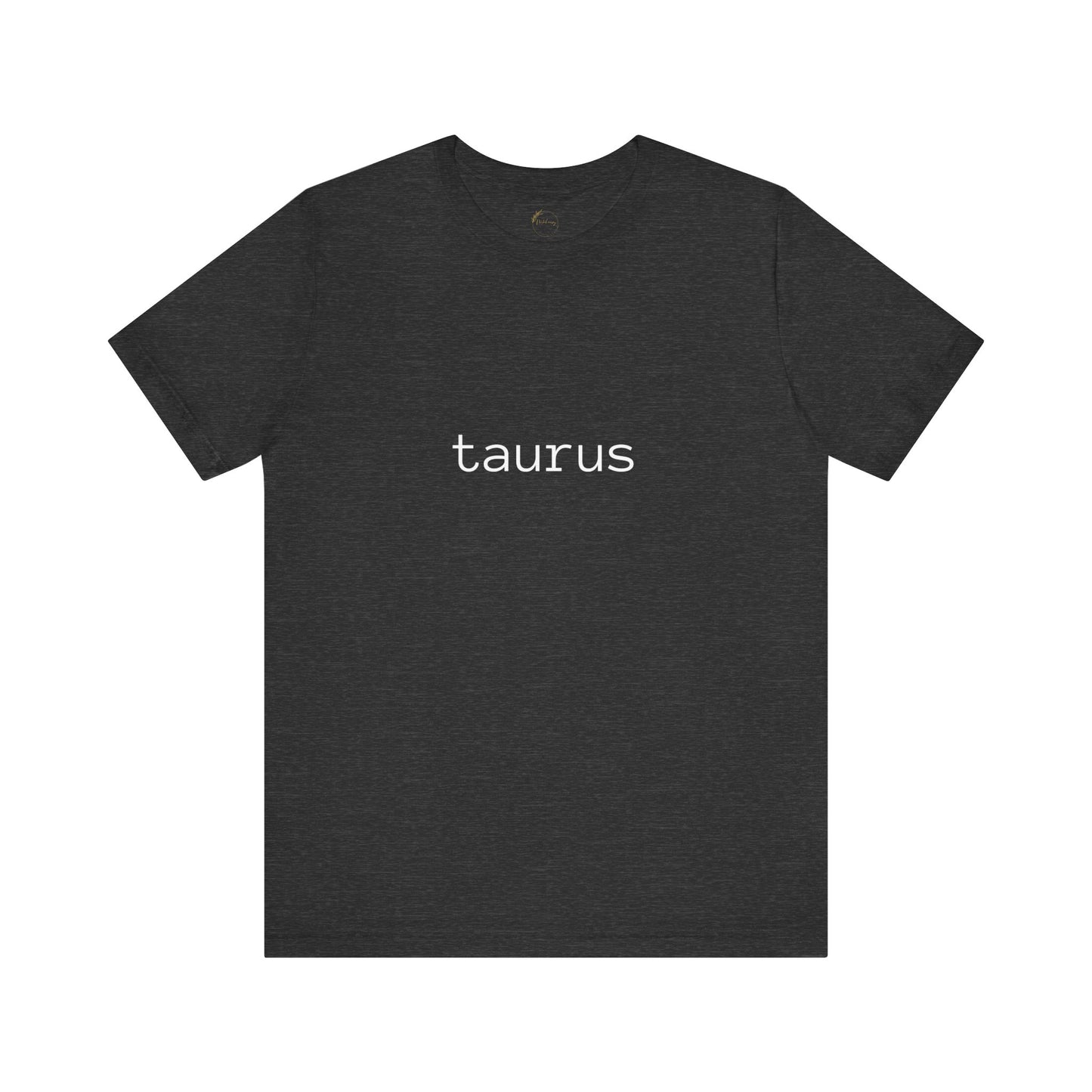 Taurus Typewriter Zodiac Name T-Shirt