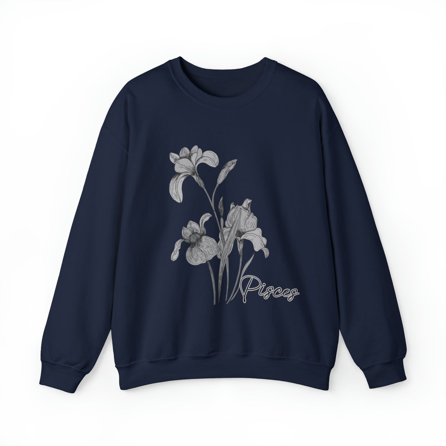 Pisces Iris Unisex Heavy Blend Crewneck Sweatshirt