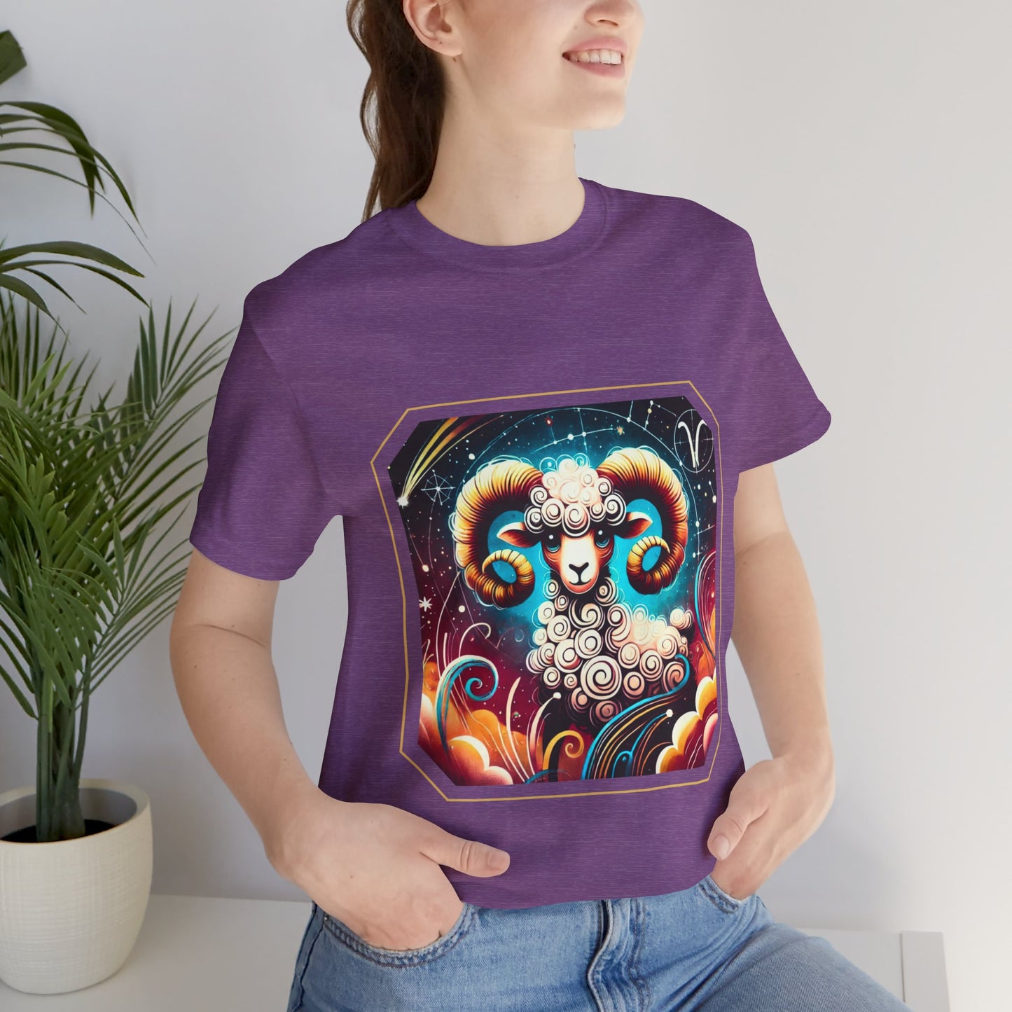 Aries Framed Zodiac Name T-Shirt