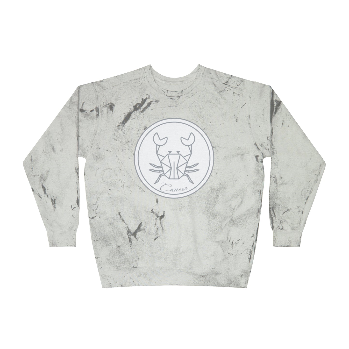 Cancer Crab Unisex Color Blast Crewneck Sweatshirt