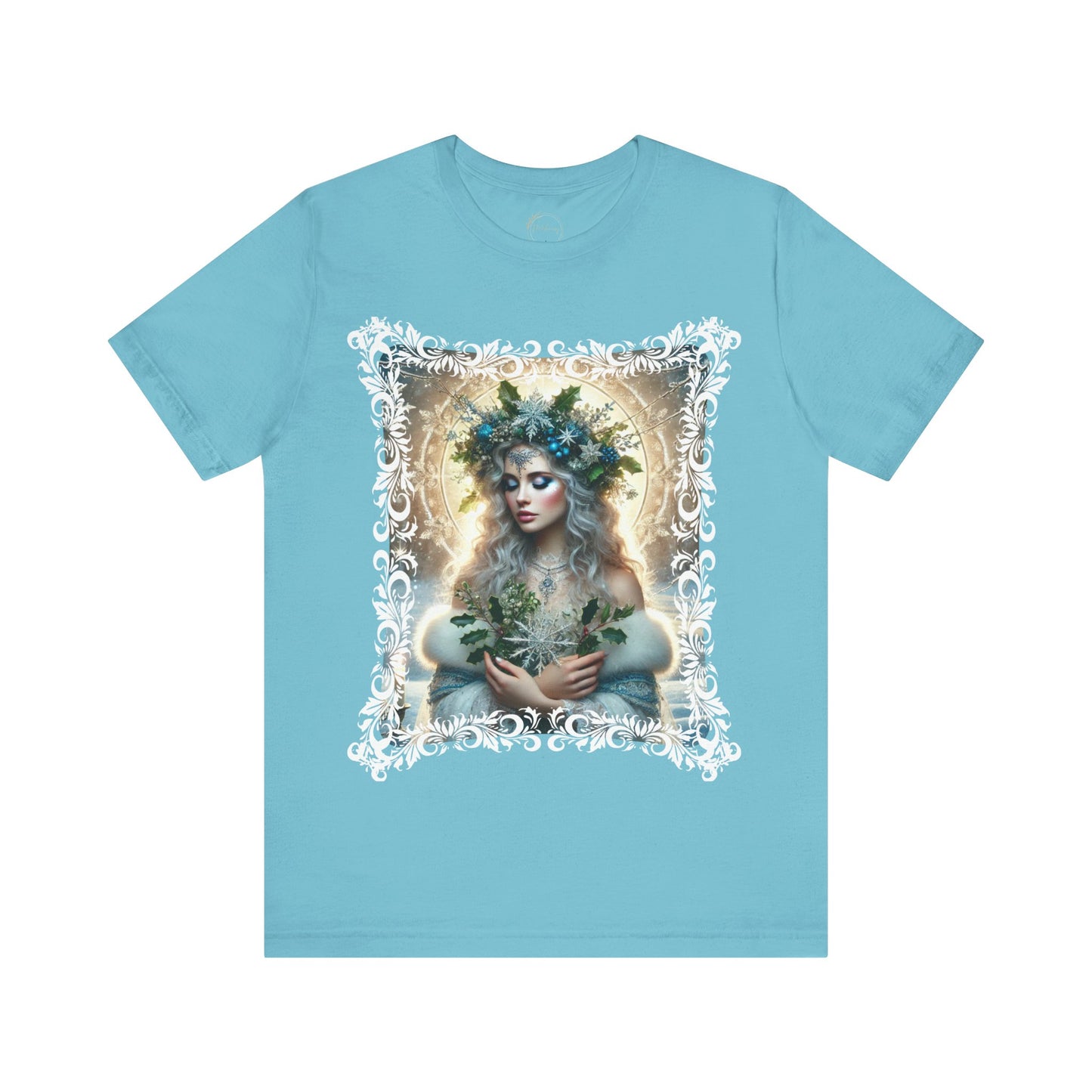 Winter Solstice Goddess Shirt - Mystical Pagan Holiday Design Tee
