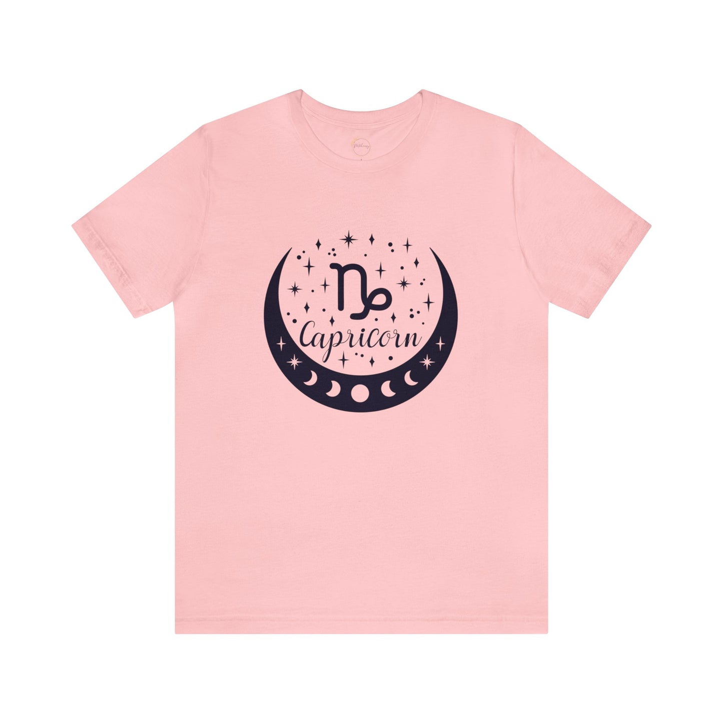 Capricorn Moon Phase Zodiac Unisex Jersey Short Sleeve Tee