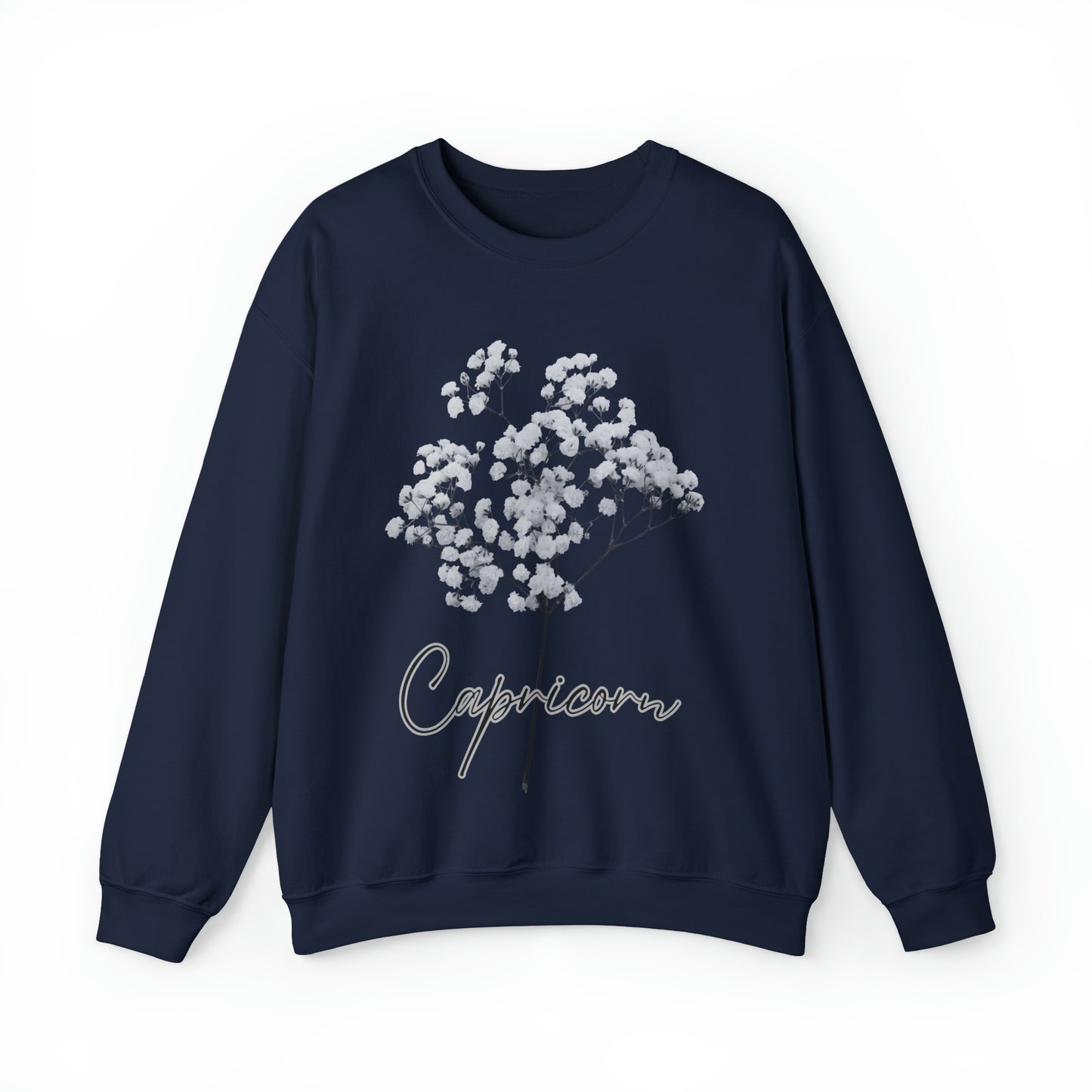 Capricorn Baby's Breath Unisex Heavy Blend Crewneck Sweatshirt