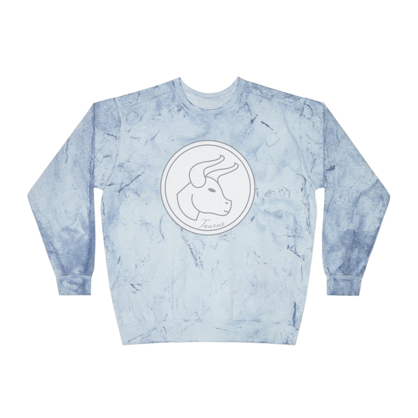 Taurus Bull Unisex Color Blast Crewneck Sweatshirt
