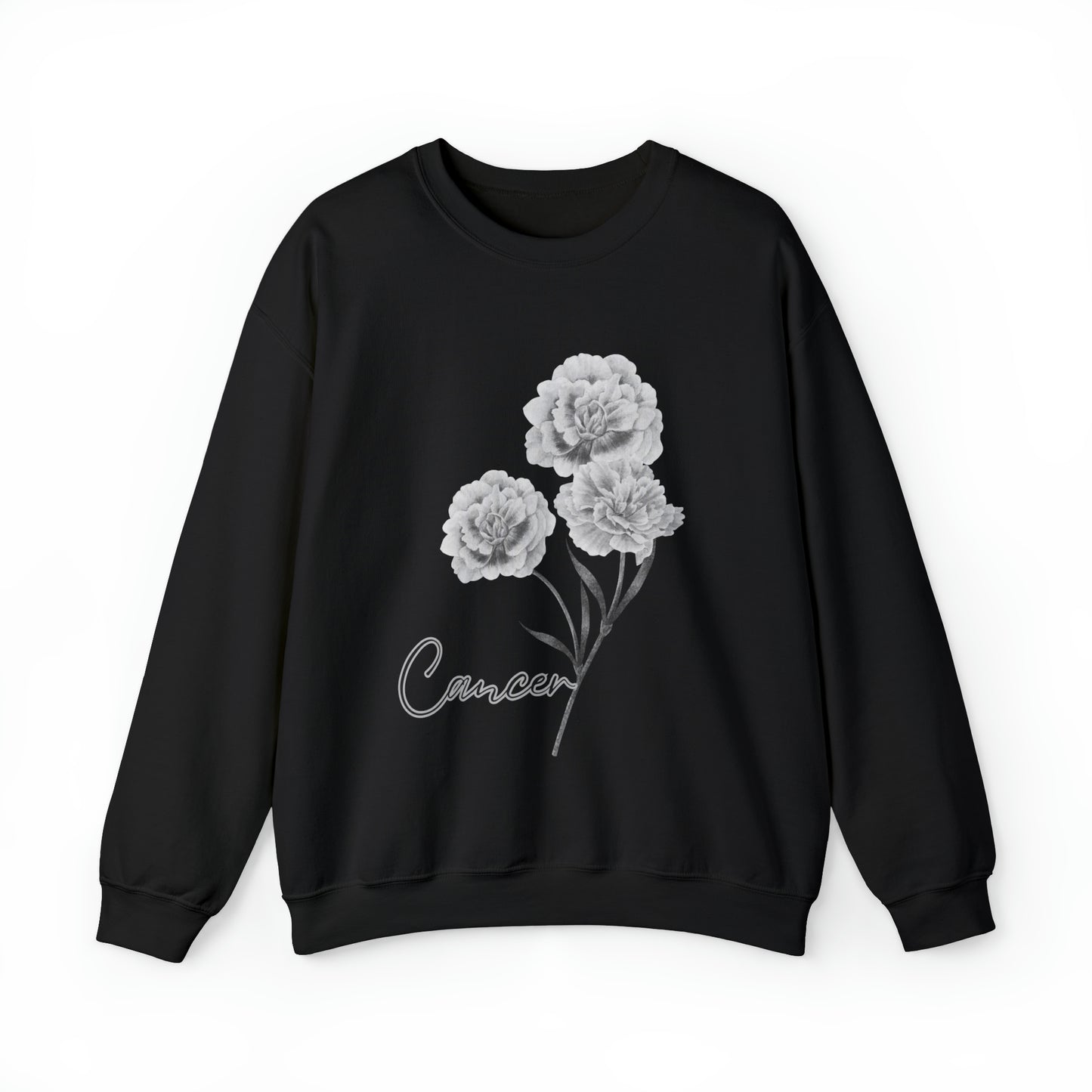 Cancer Carnations Unisex Heavy Blend Crewneck Sweatshirt