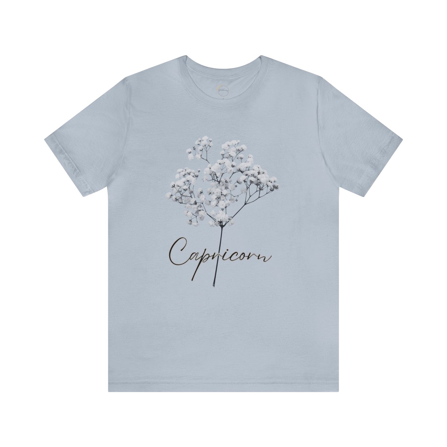 Capricorn Baby Breath Zodiac Unisex Jersey Short Sleeve Tee