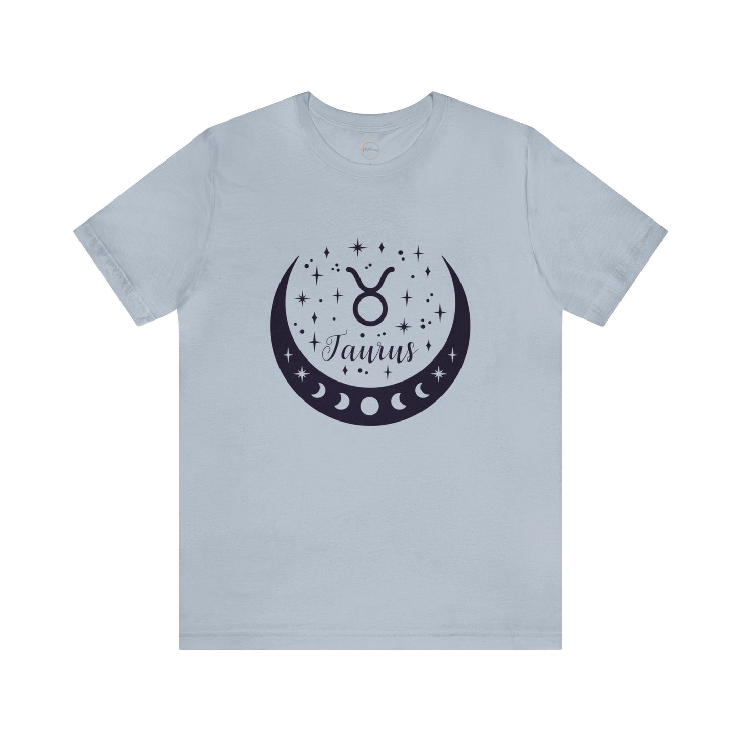 Taurus Moon Phase Zodiac Unisex Jersey Short Sleeve Tee