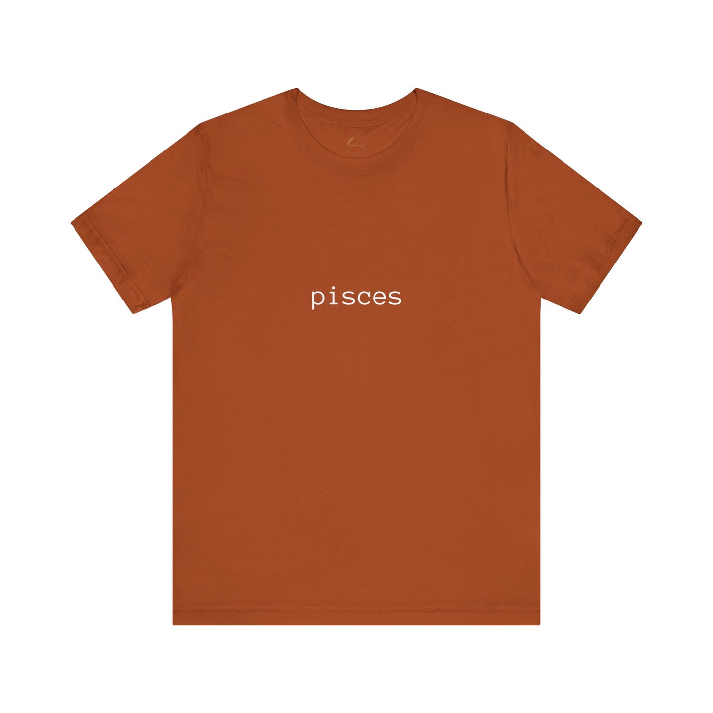 Pisces Typewriter Zodiac Name T-Shirt