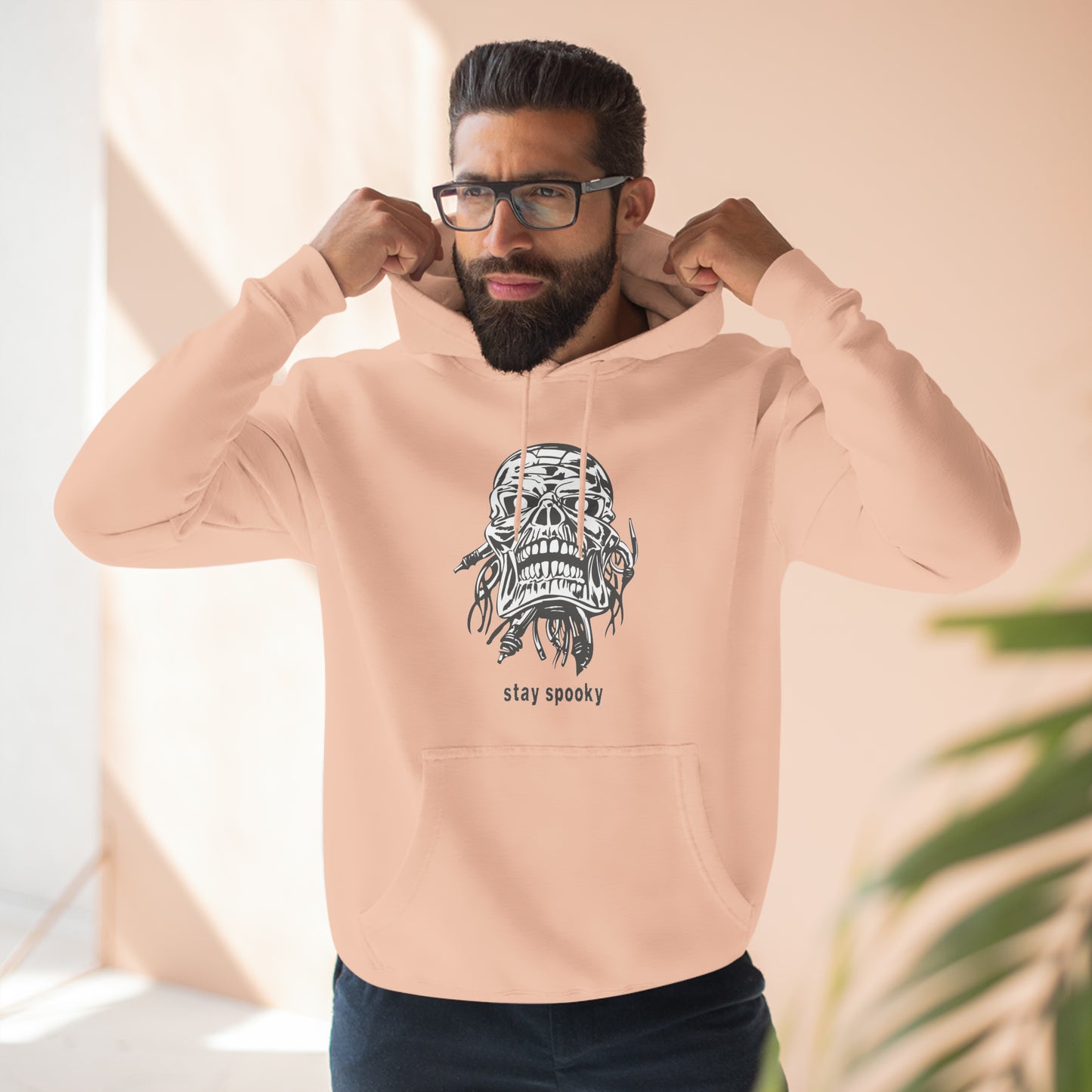Stay Spookie Skull Unisex Premium Pullover Hoodie