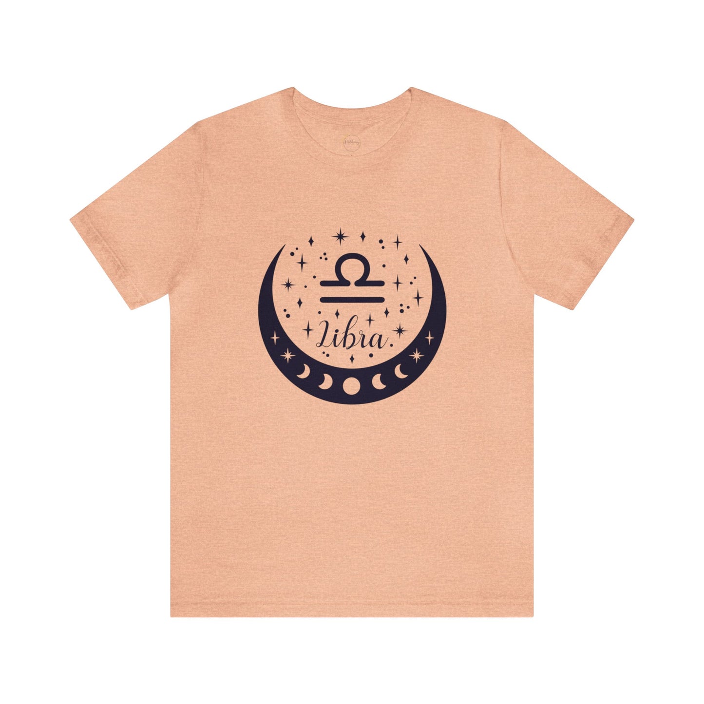 Libra Moon Phase Zodiac Unisex Jersey Short Sleeve Tee