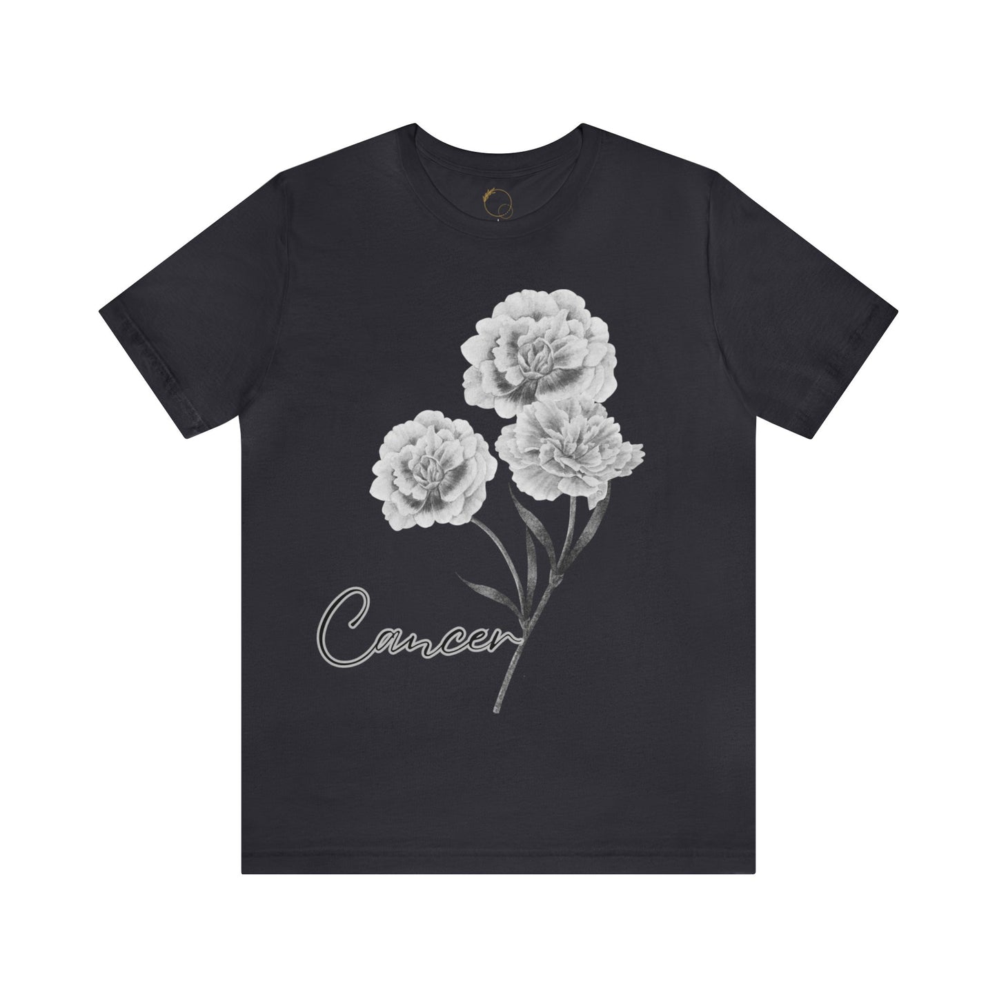 Cancer Carnation Zodiac Unisex Jersey Short Sleeve Tee