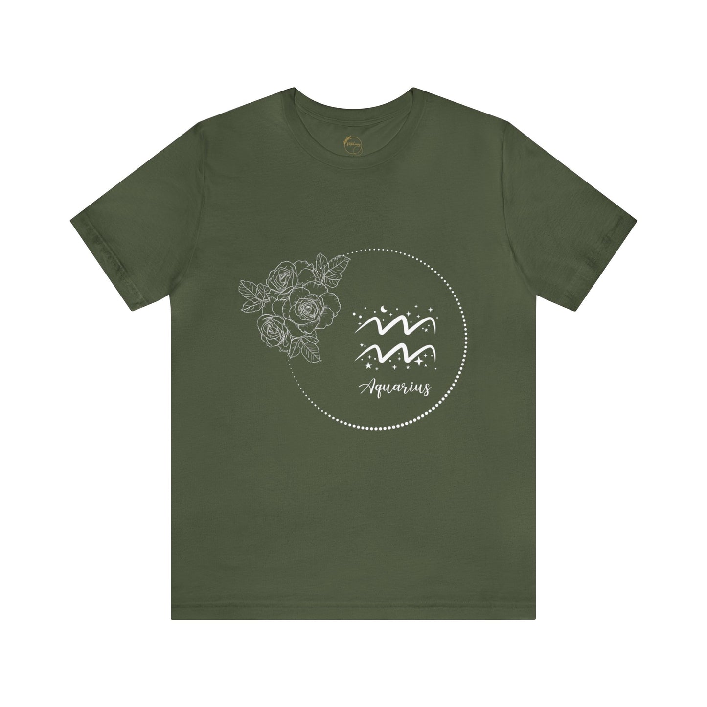 Aquarius Zodiac Wreath T-Shirt