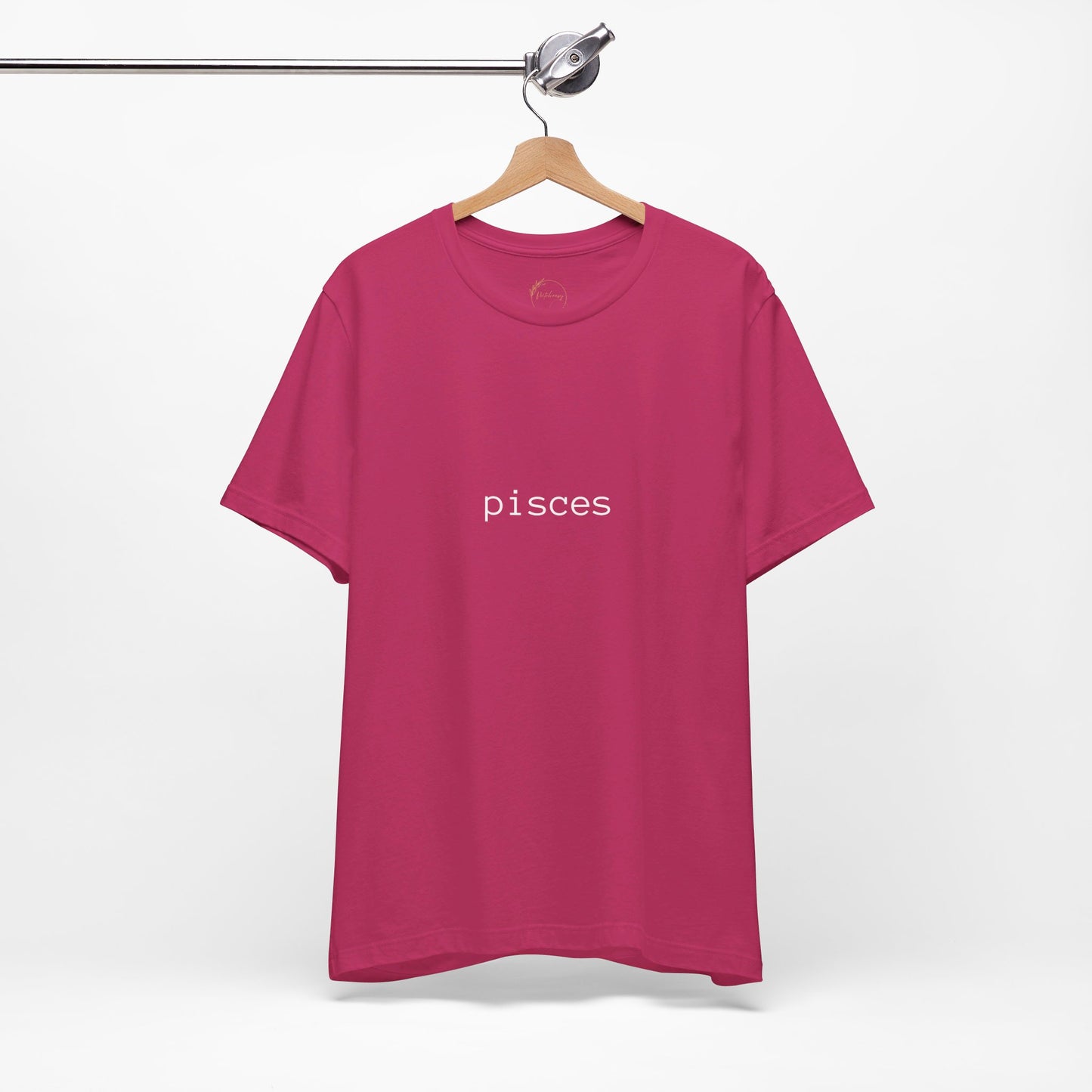 Pisces Typewriter Zodiac Name T-Shirt