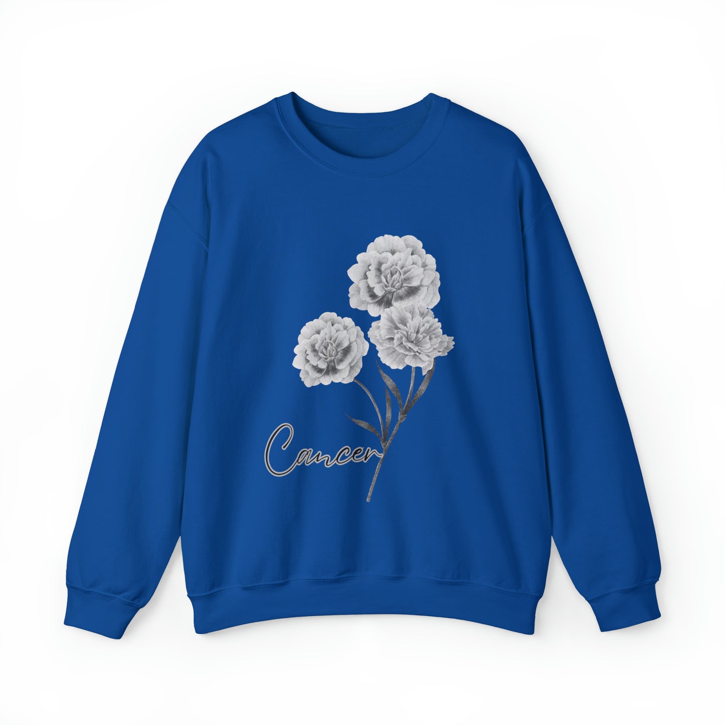 Cancer Carnations Unisex Heavy Blend Crewneck Sweatshirt