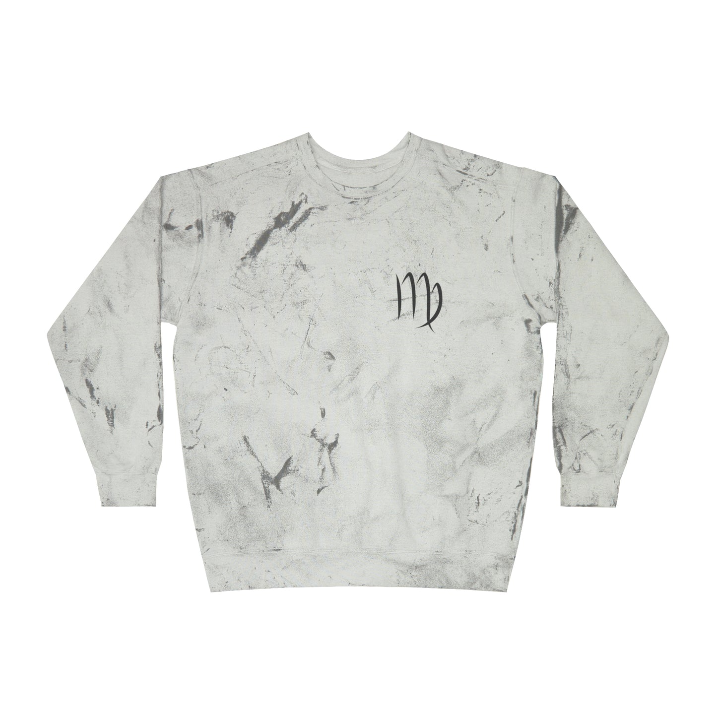 Virgo Zodiac Unisex Color Blast Crewneck Sweatshirt