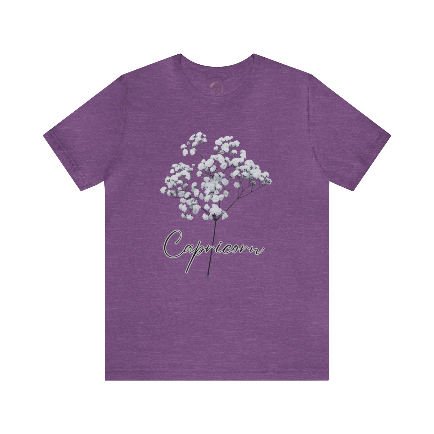 Capricorn Baby Breath Zodiac Unisex Jersey Short Sleeve Tee