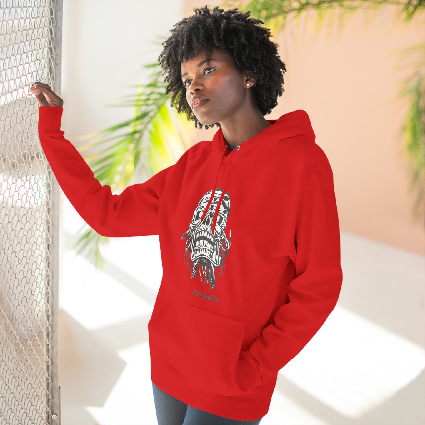 Stay Spookie Skull Unisex Premium Pullover Hoodie