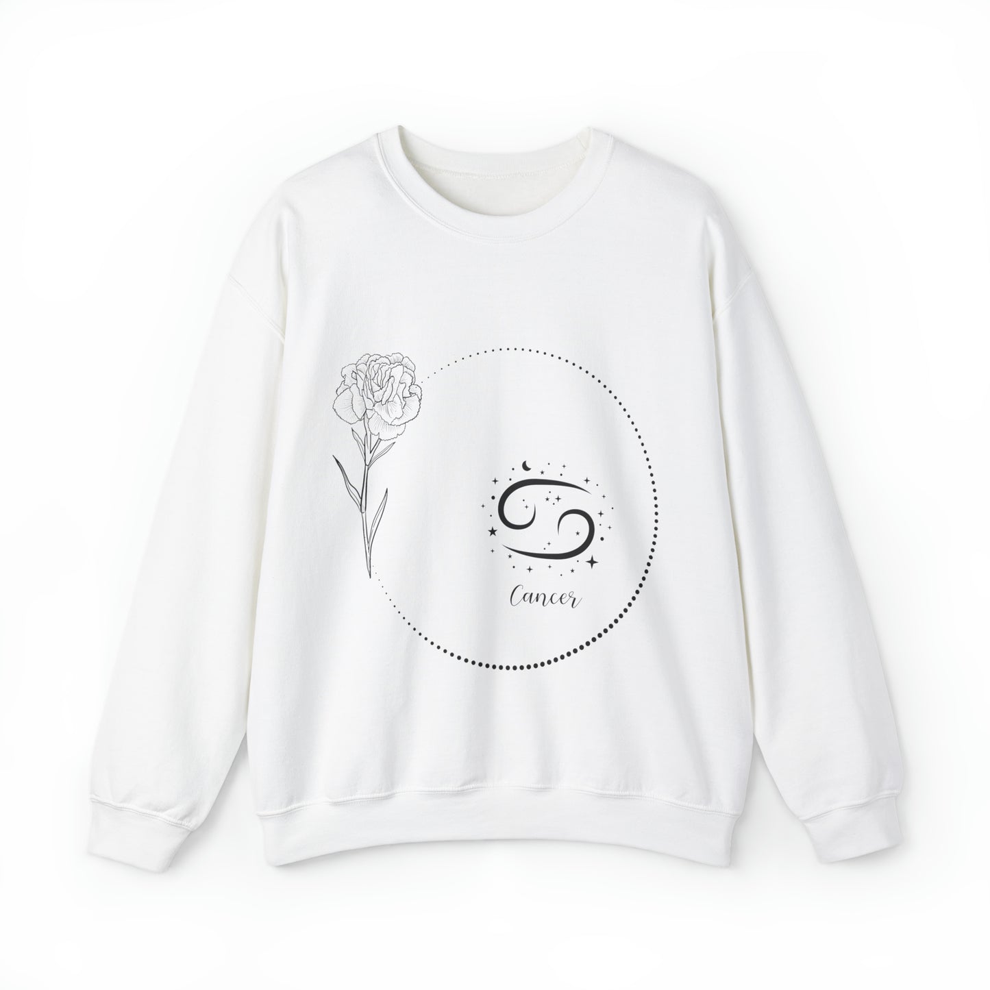 Cancer Zodiac Wreath Sweatshirt