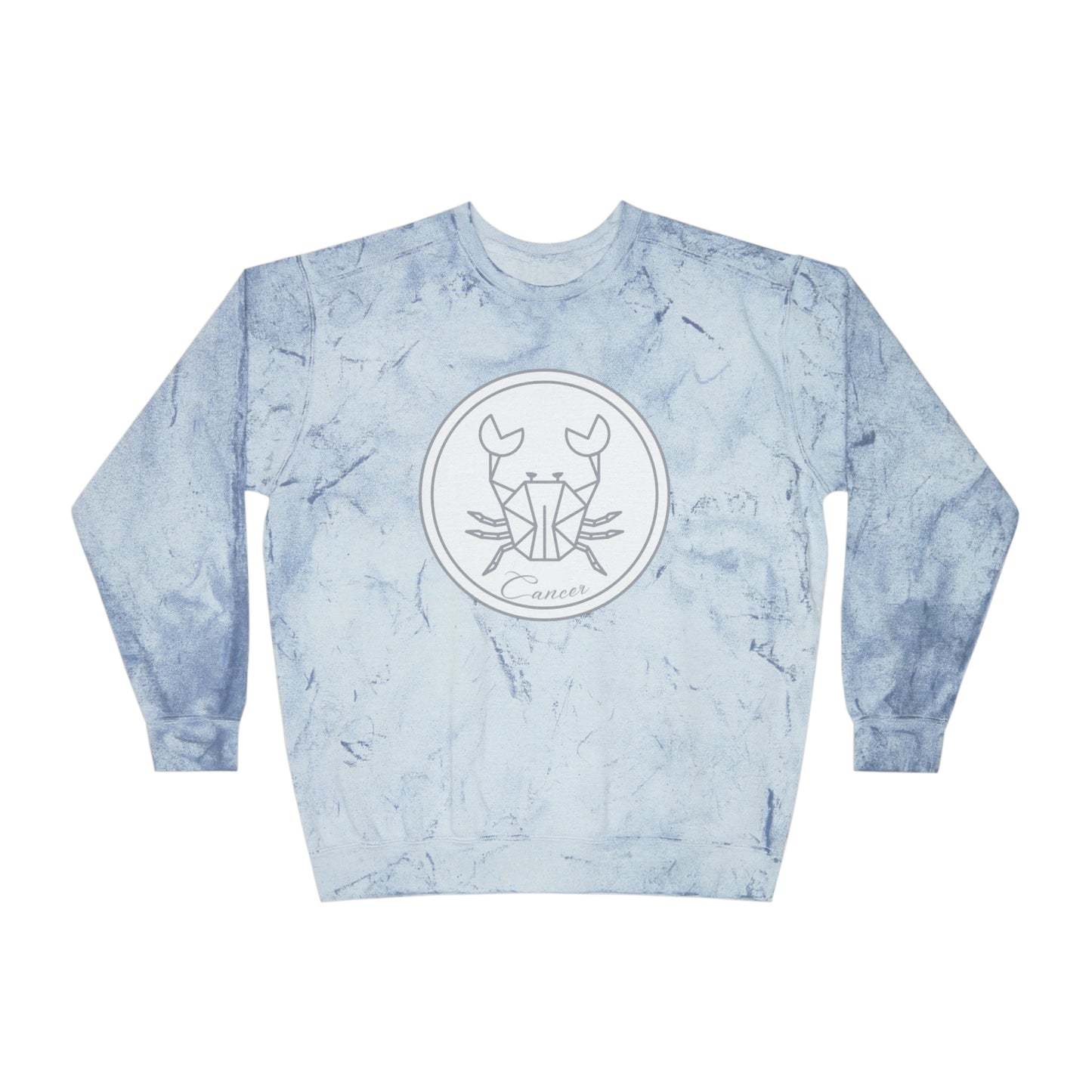 Cancer Crab Unisex Color Blast Crewneck Sweatshirt